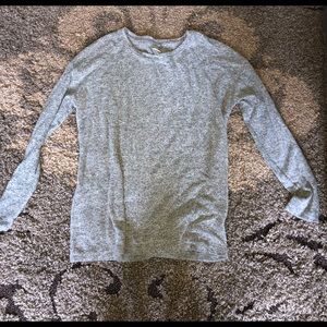 cute grey long sleeve sweater